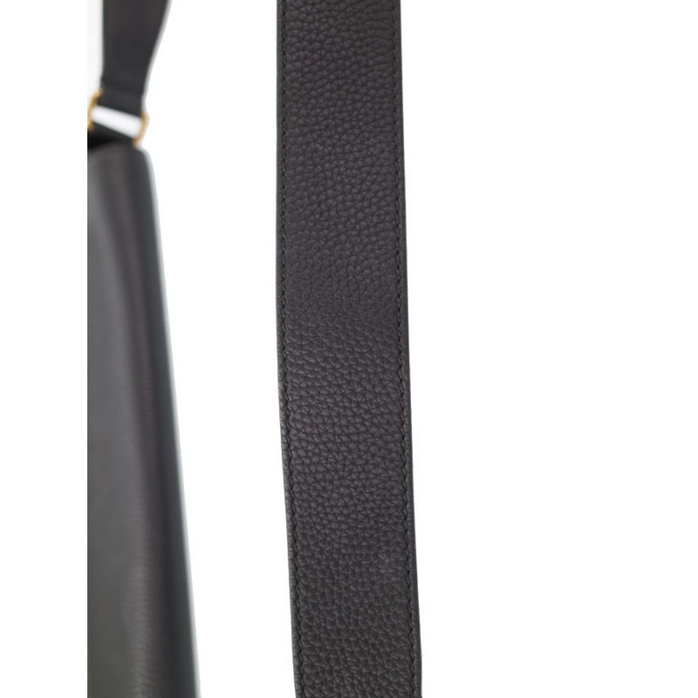Burberry Logo Messenger Shoulder Bag Leather Black - Picture 8 of 8